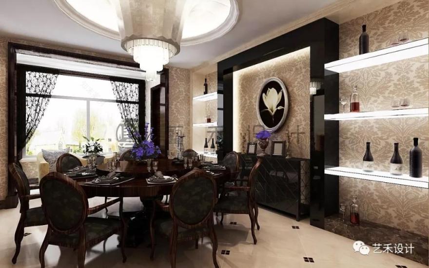 星海湾一号 310 平港式风格—揭秘拥有精致生活的装修法则-18