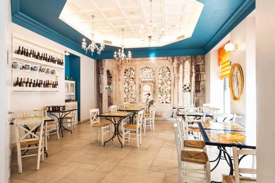 罗马"Puro Sud"餐厅 | 自由风格与地中海色彩的完美融合-10