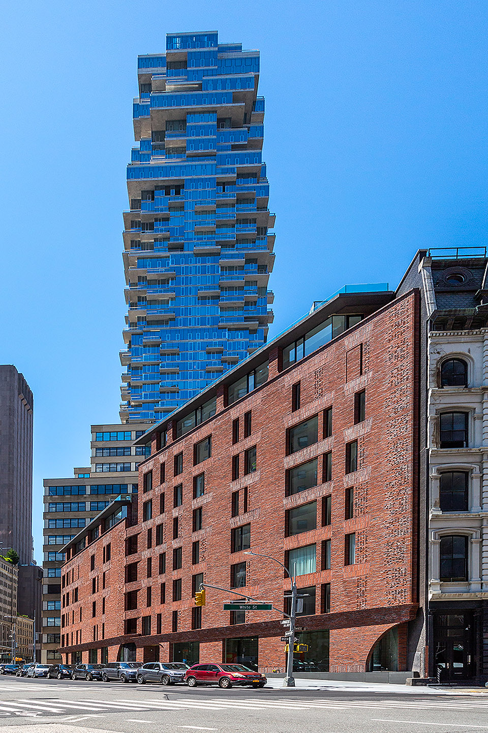 100 Franklin住宅楼，纽约/细节丰富的砖砌立面，让新与旧融为一体-71