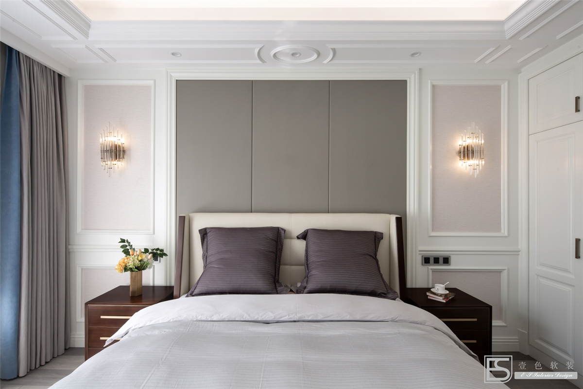 壹色软装 | 现代轻奢融入新中式，打造 350m2 中央美墅-18