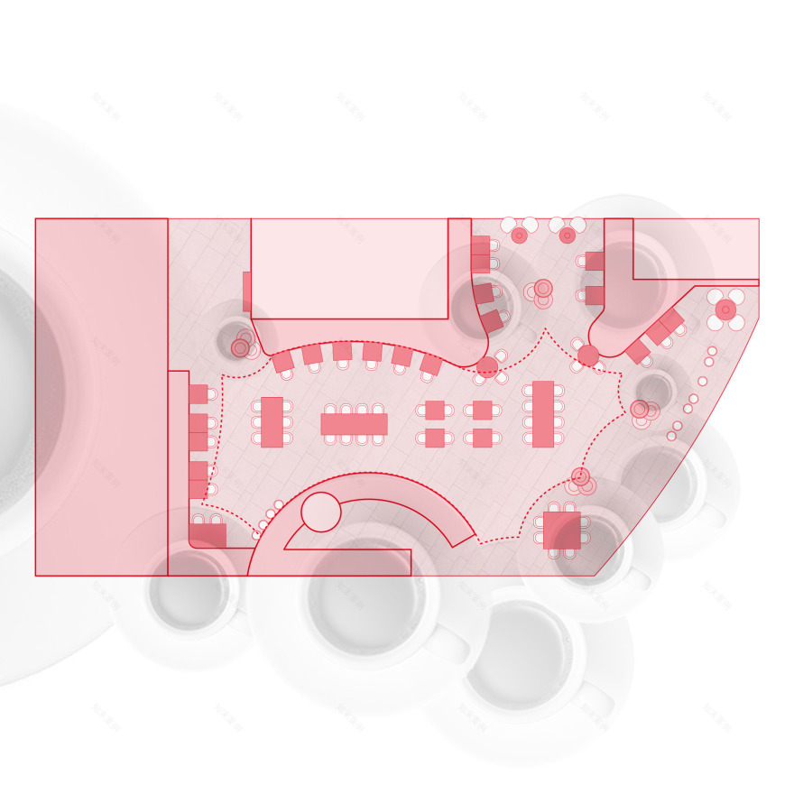 北京 CupOne 咖啡馆 | 几何造型构建灵动空间-18