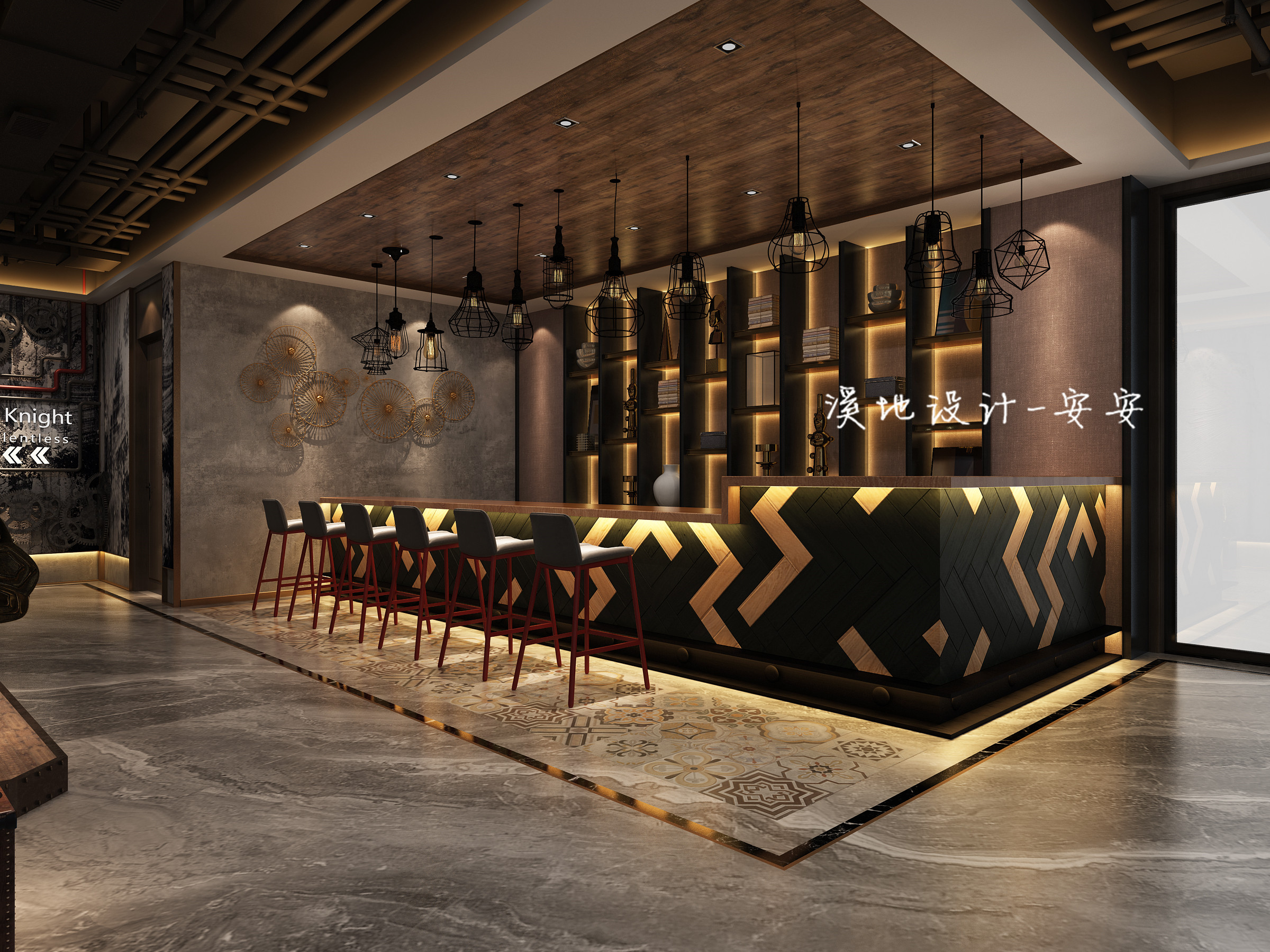 复古风娱乐机车会所-5