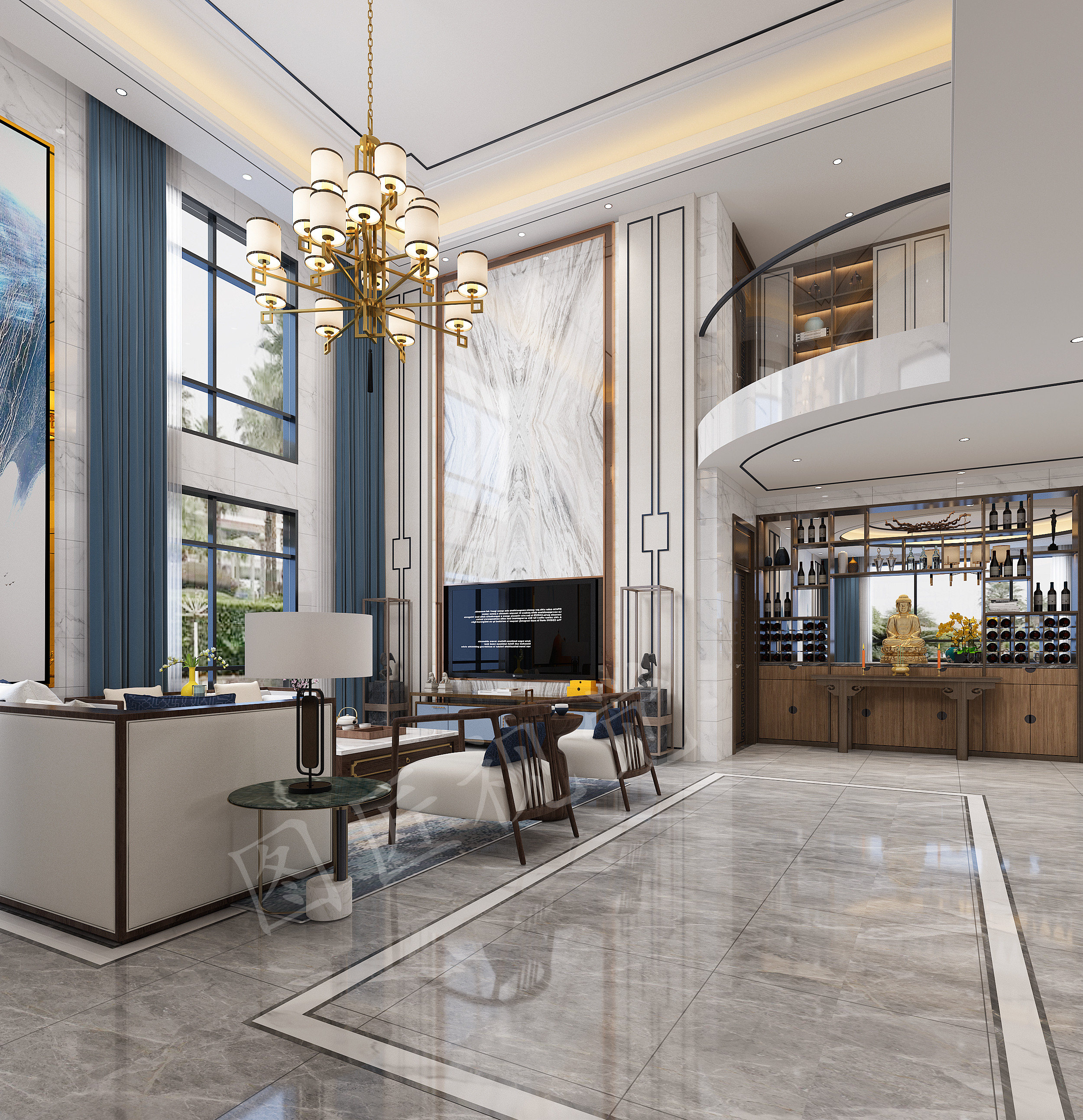 现代风格镜头下的客厅-8