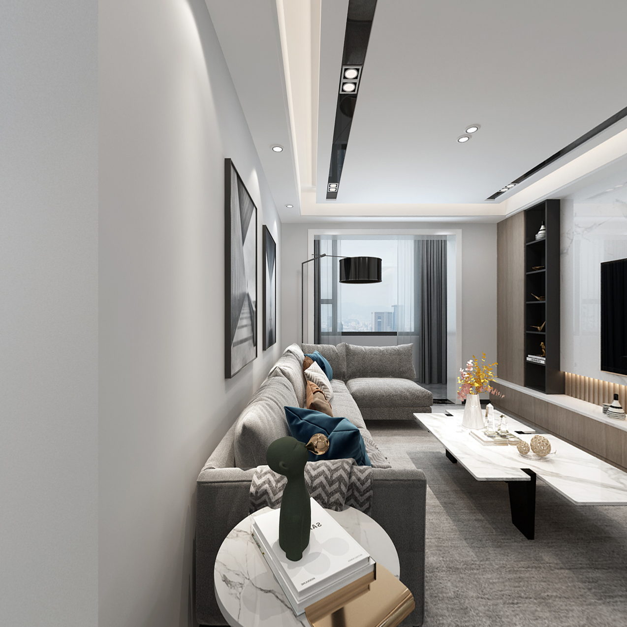 现代简约黑白灰-1