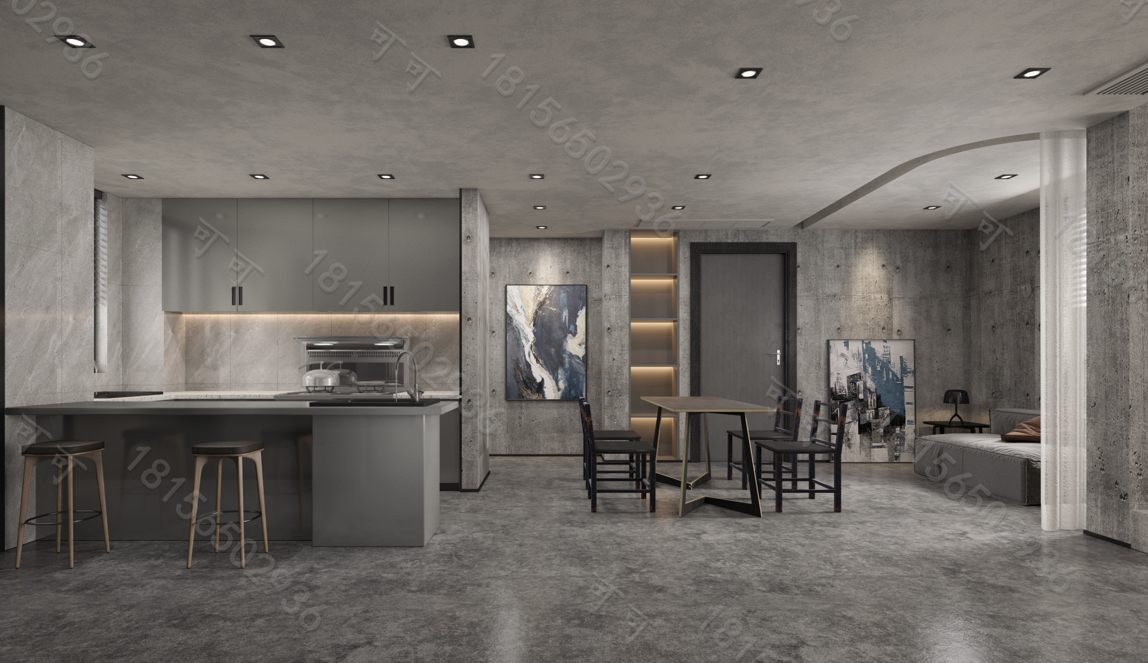 一个空间 两个方案-8