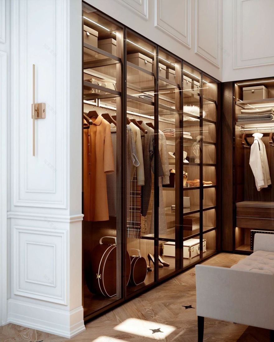 Mossebo 设计团队打造大气一居室,古典与现代完美融合-25