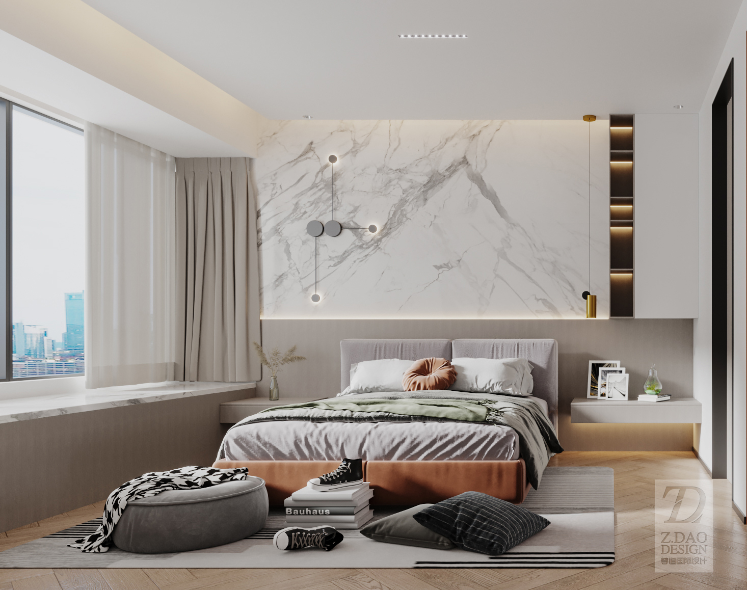 合肥建发·雍龙府现代风格装修设计-20