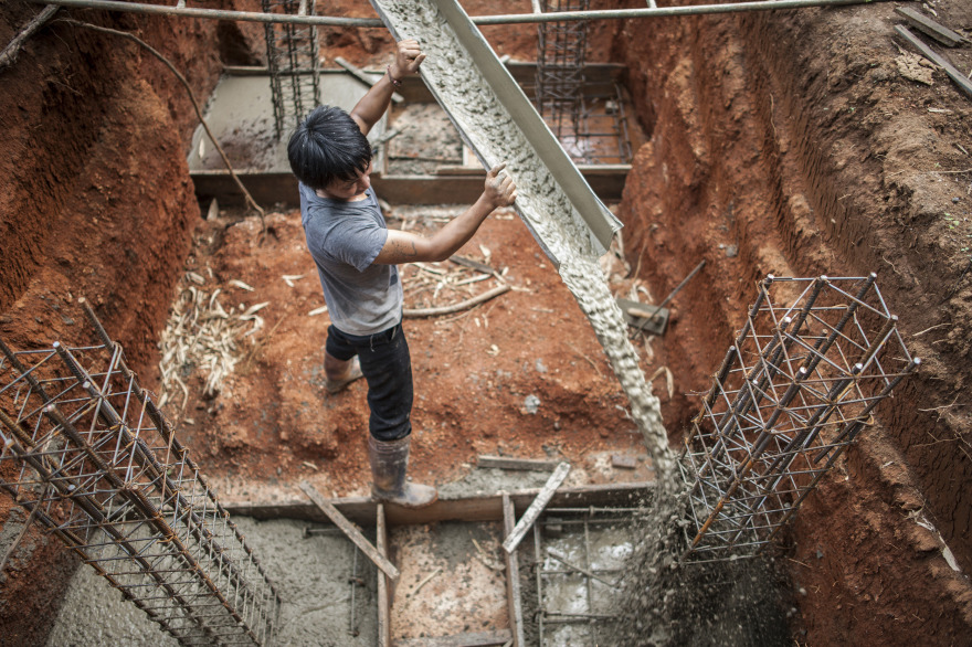 泰国震后重建的生态学校设计-32