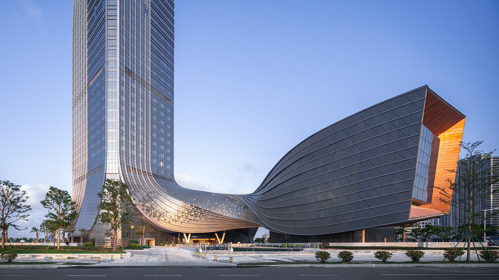 横琴国际金融中心，珠海/珠澳第一高楼，以蛟龙出海打造中国新力量-65