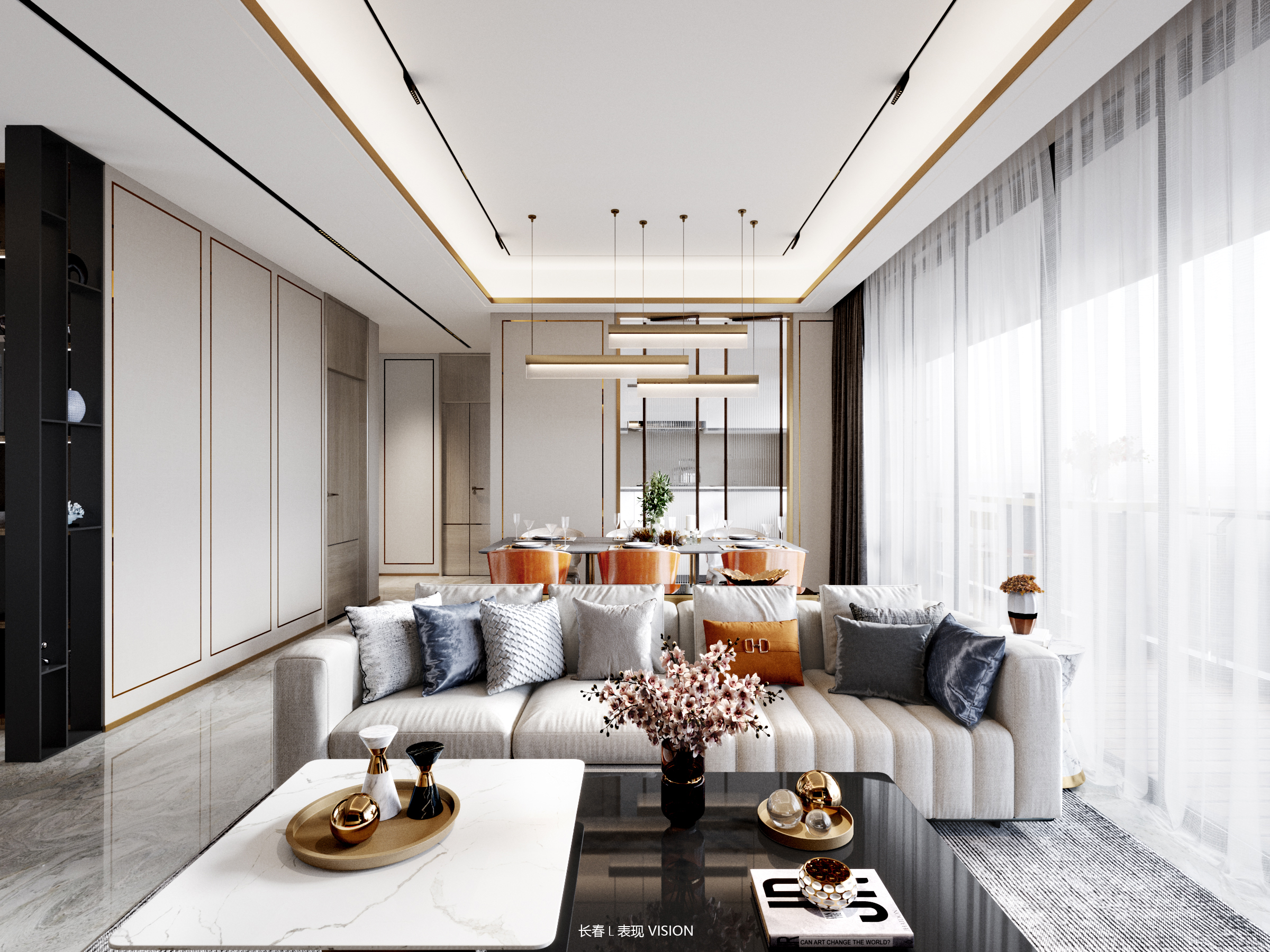 轻奢样板间 | 长春L表现-1