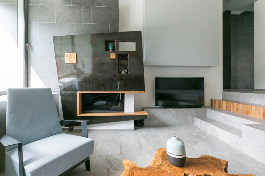 树影婆娑的光影之家——意大利 Casa DANTE 别墅设计-12