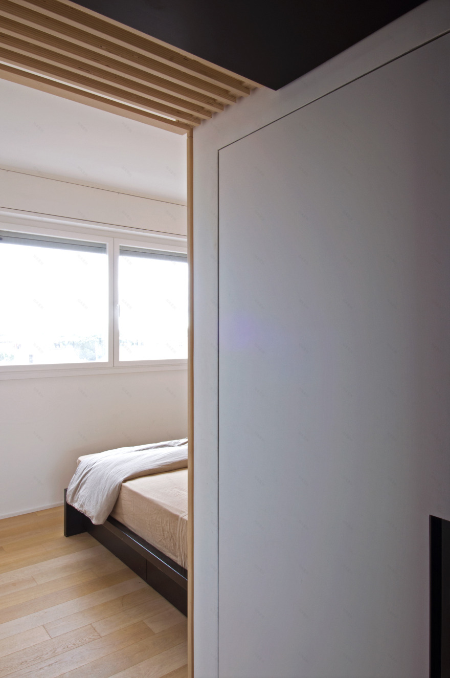 简约实用,功能齐全的家庭工作室公寓改造-17