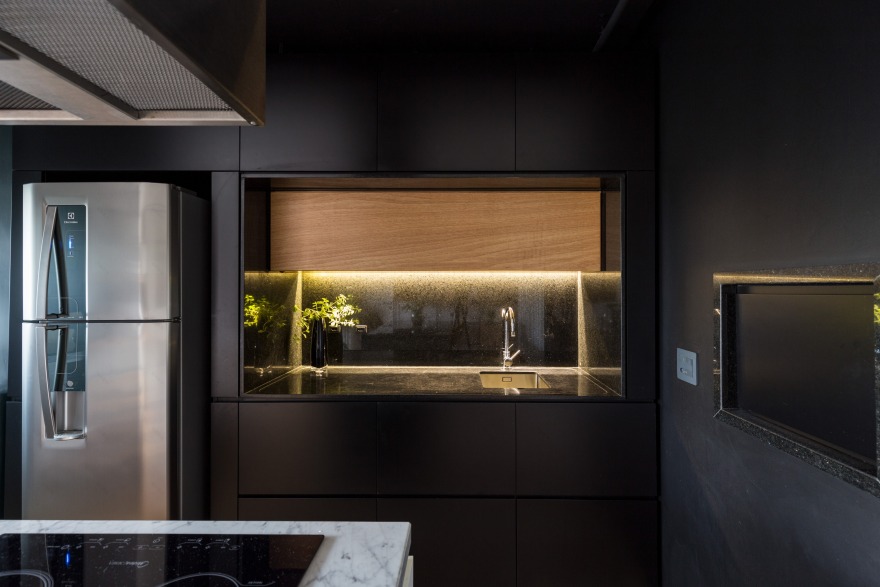 黑白灰的简约之家 | 巴西公寓设计案例-17