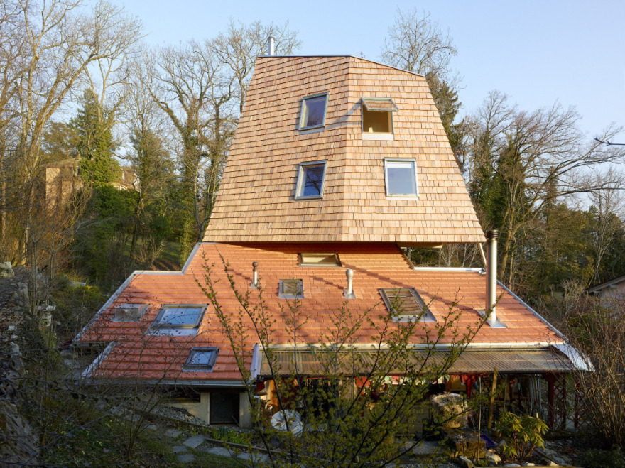 瑞士森林别墅和谐融入自然-3