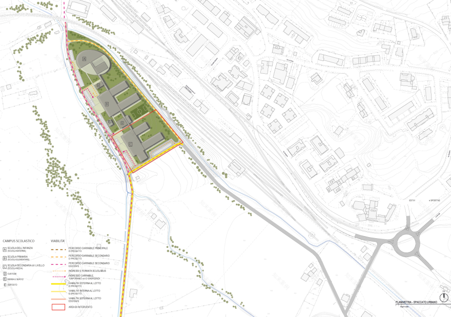 新梅里尼中学新校舍设计 · 融入环境的校园规划-10