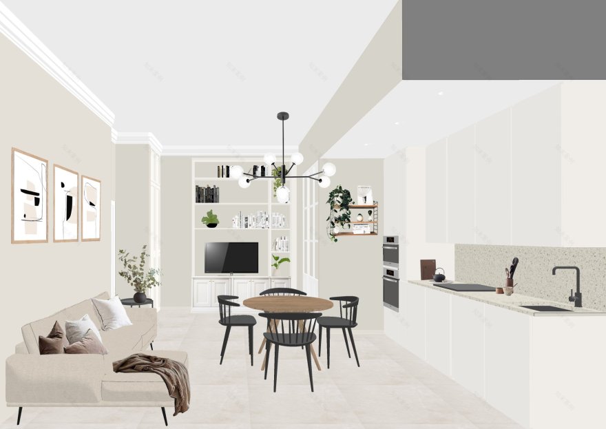 米兰历史公寓中的现代经典新诠释-33