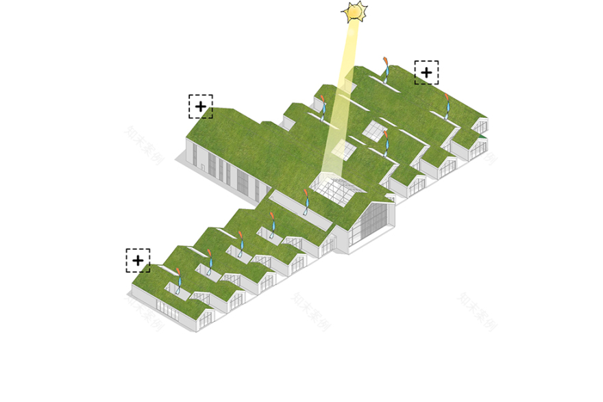 双层玻璃厂房改造的“L”学校-4