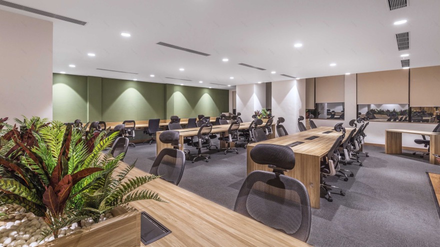 日本知名咨询公司打造绿色创意办公空间-22