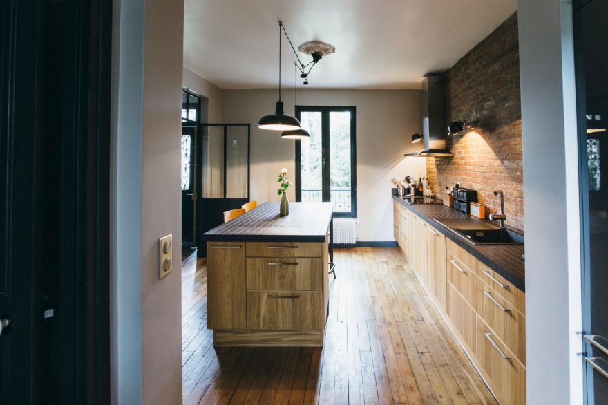 巴黎郊区百年别墅的现代重生-24