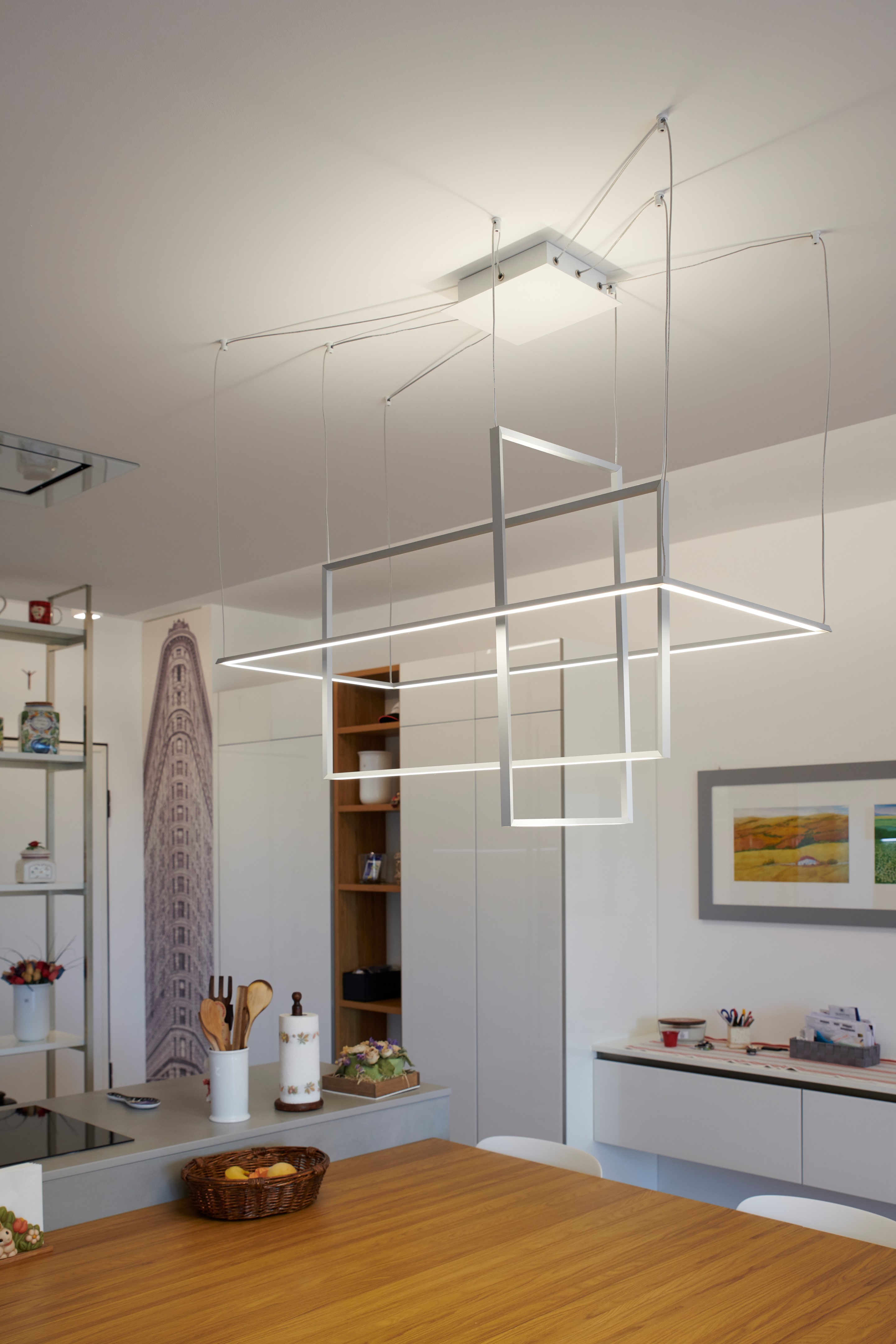 意大利 Vimercate 私人住宅照明设计丨Bianchessi-18