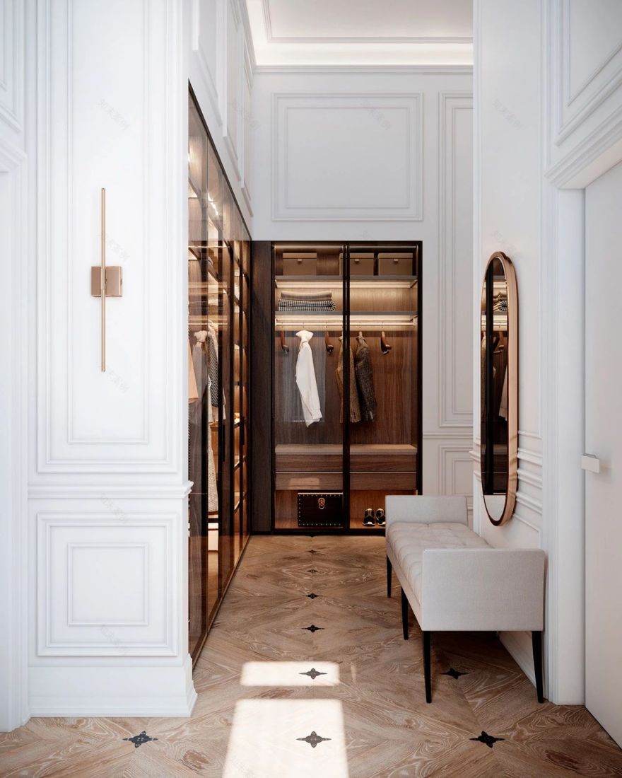 Mossebo 设计团队打造大气一居室,古典与现代完美融合-24