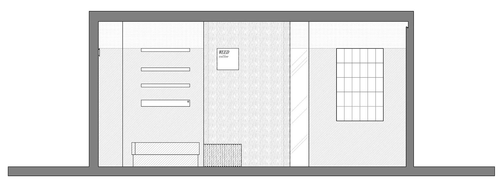 Weed Coffee，杭州/统一空间秩序，形成视觉的连续性-51