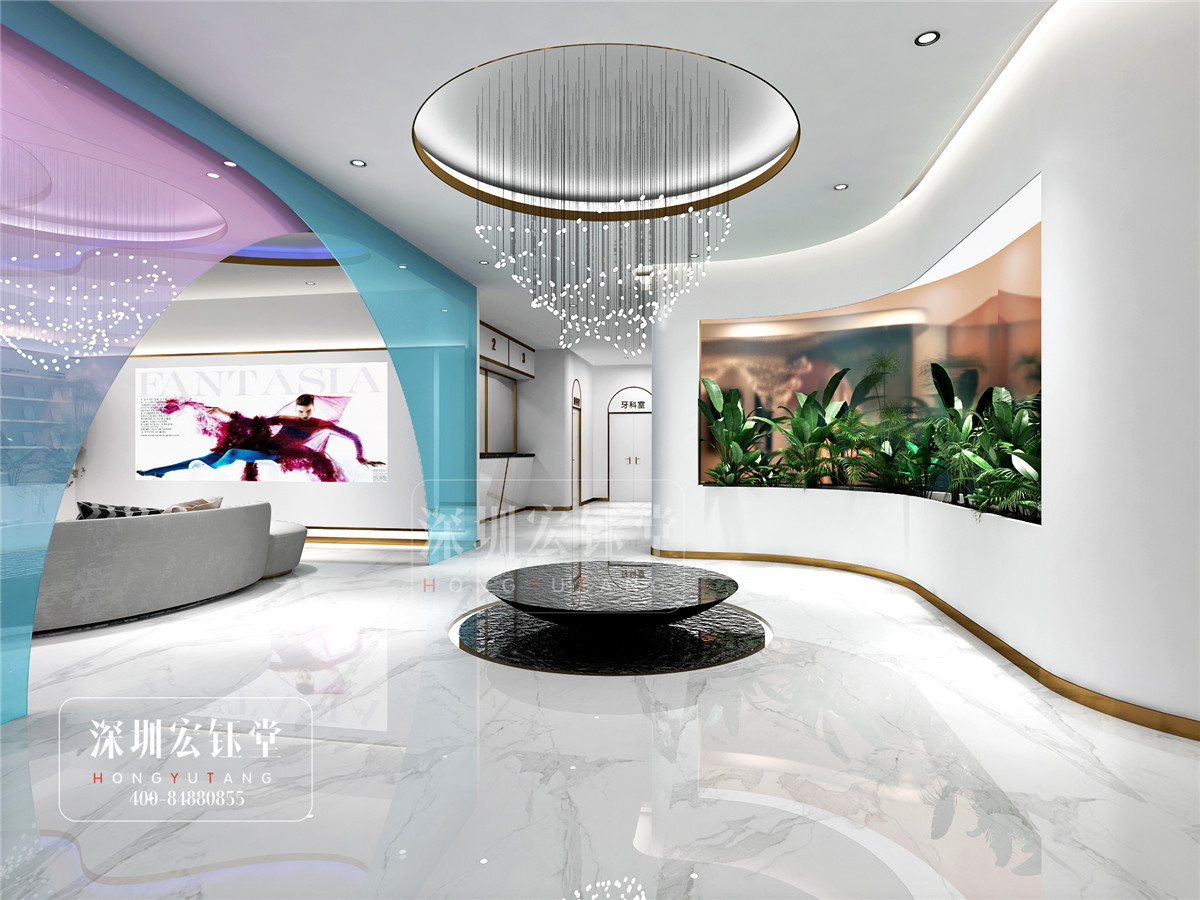 【宏钰堂】郑州整形医院设计公司-佑尔美医疗美容医院装修设计效果图-3