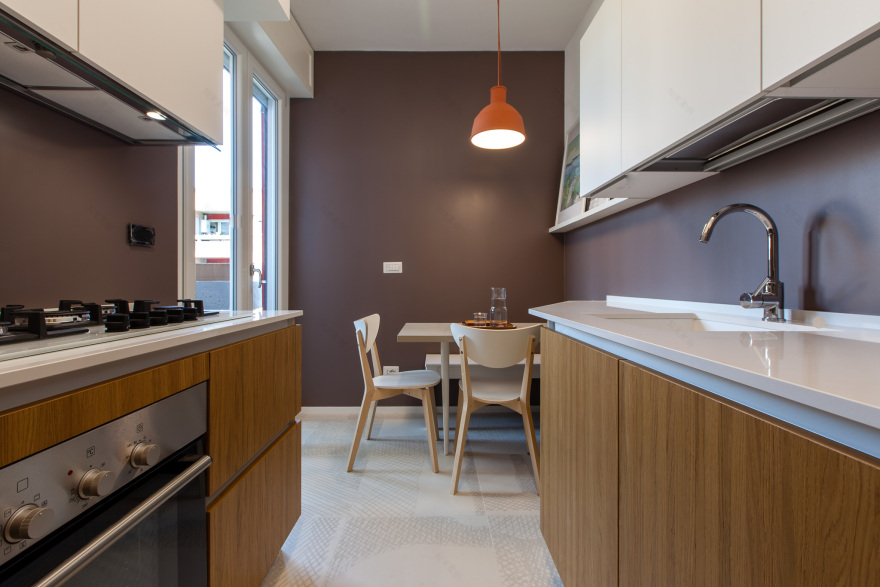 罗马南郊公寓的灵动空间设计-8