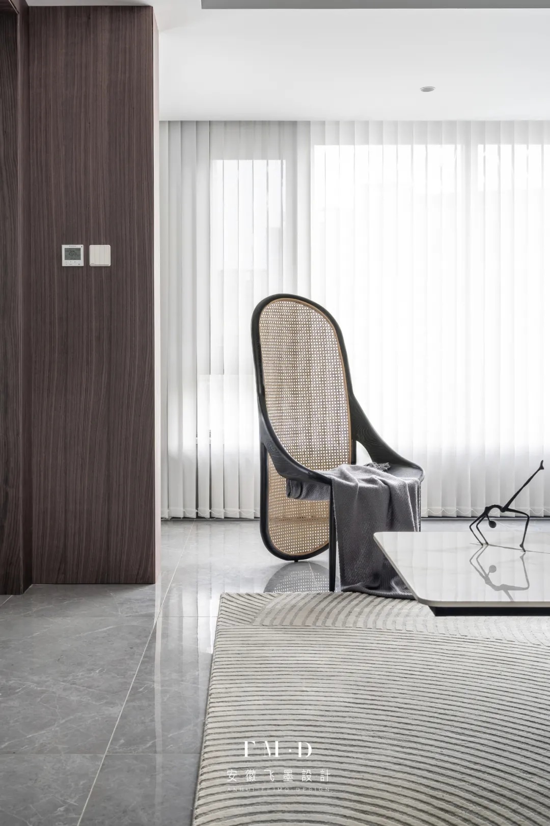 飞墨新作 || 160㎡质感婚房设计，四室改两室拓展空间功能性，造就最美生活！-9