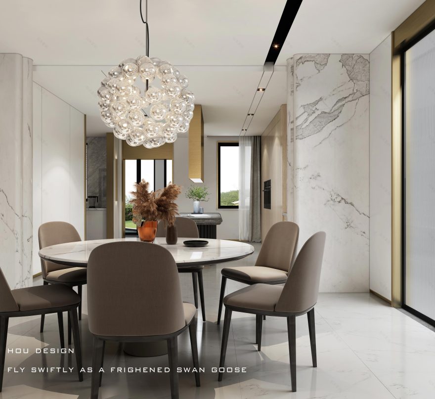 梦幻金线 | 侯·Design 团队打造的私宅空间-9