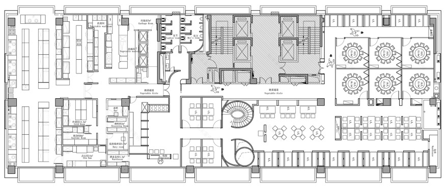 乔村餐厅的未来科技城店丨中国杭州丨杭州澜廷设计-69