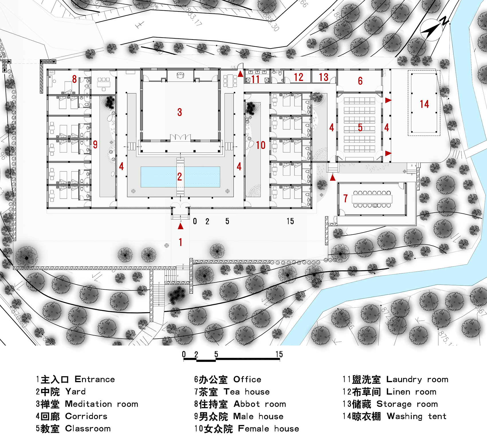 山禅水定 · 福建龙岩大和禅院扩建设计丨中国龙岩丨上海善祥建筑设计公司-213