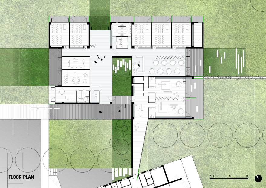 Danieli School 绿色景观建筑-6