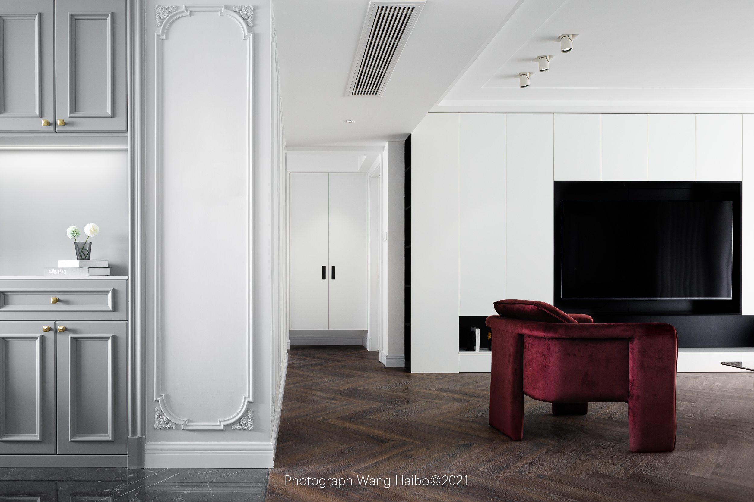 三世一屋,简约中式私宅设计丨中国湖北丨琉白空间设计-7