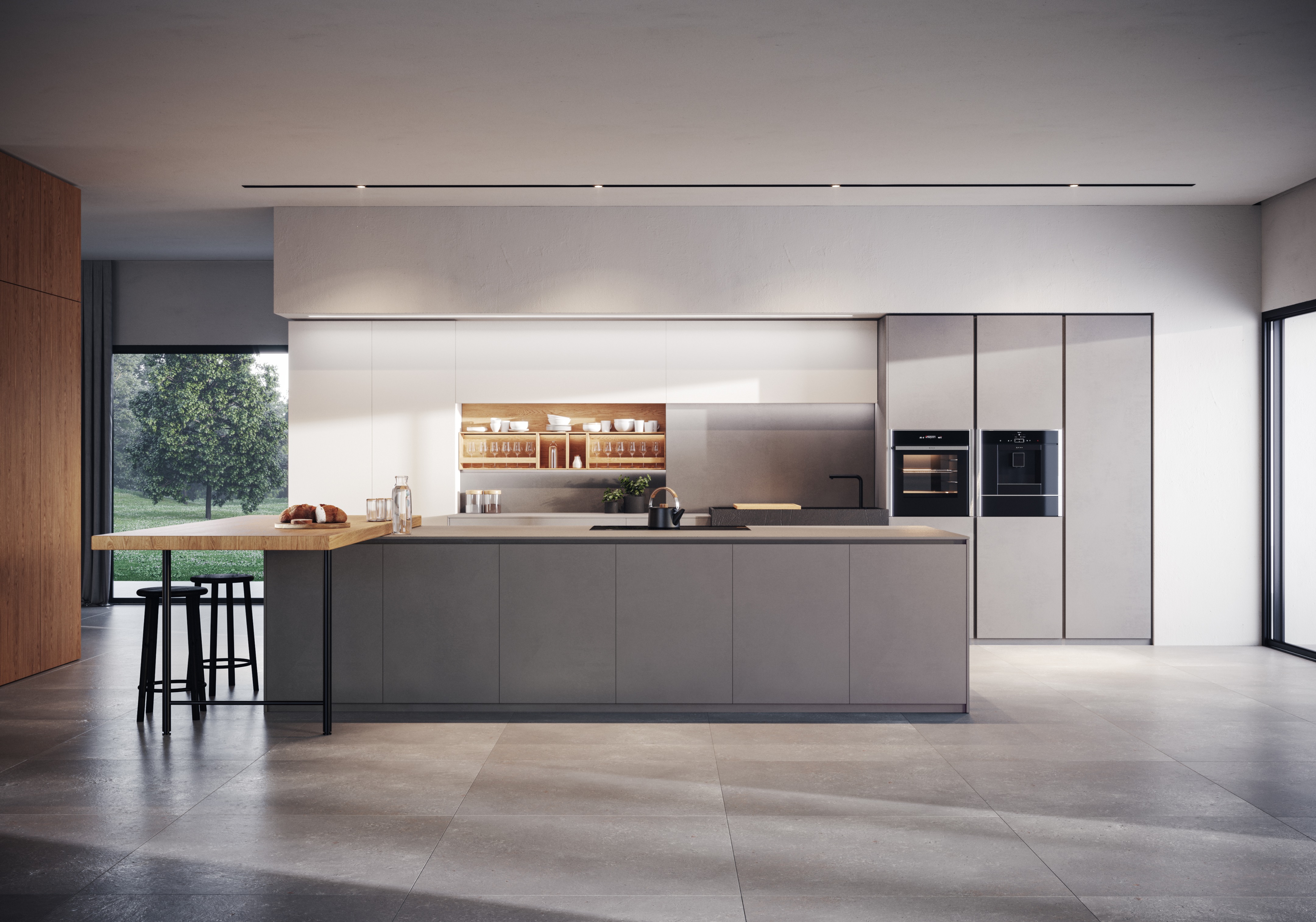 Progetto di un concept cucina per un nuovo catalogo aziendale. In collaborazione con Truetopia.-0