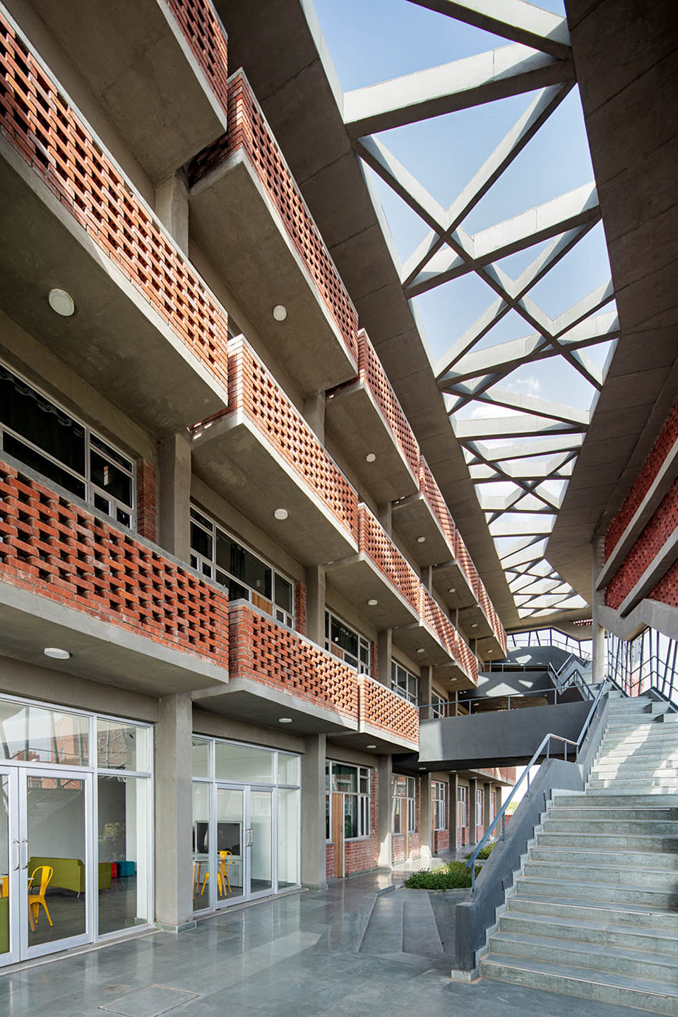 圣安德鲁斯女生宿舍楼丨印度丨Zero Energy Design Lab-38