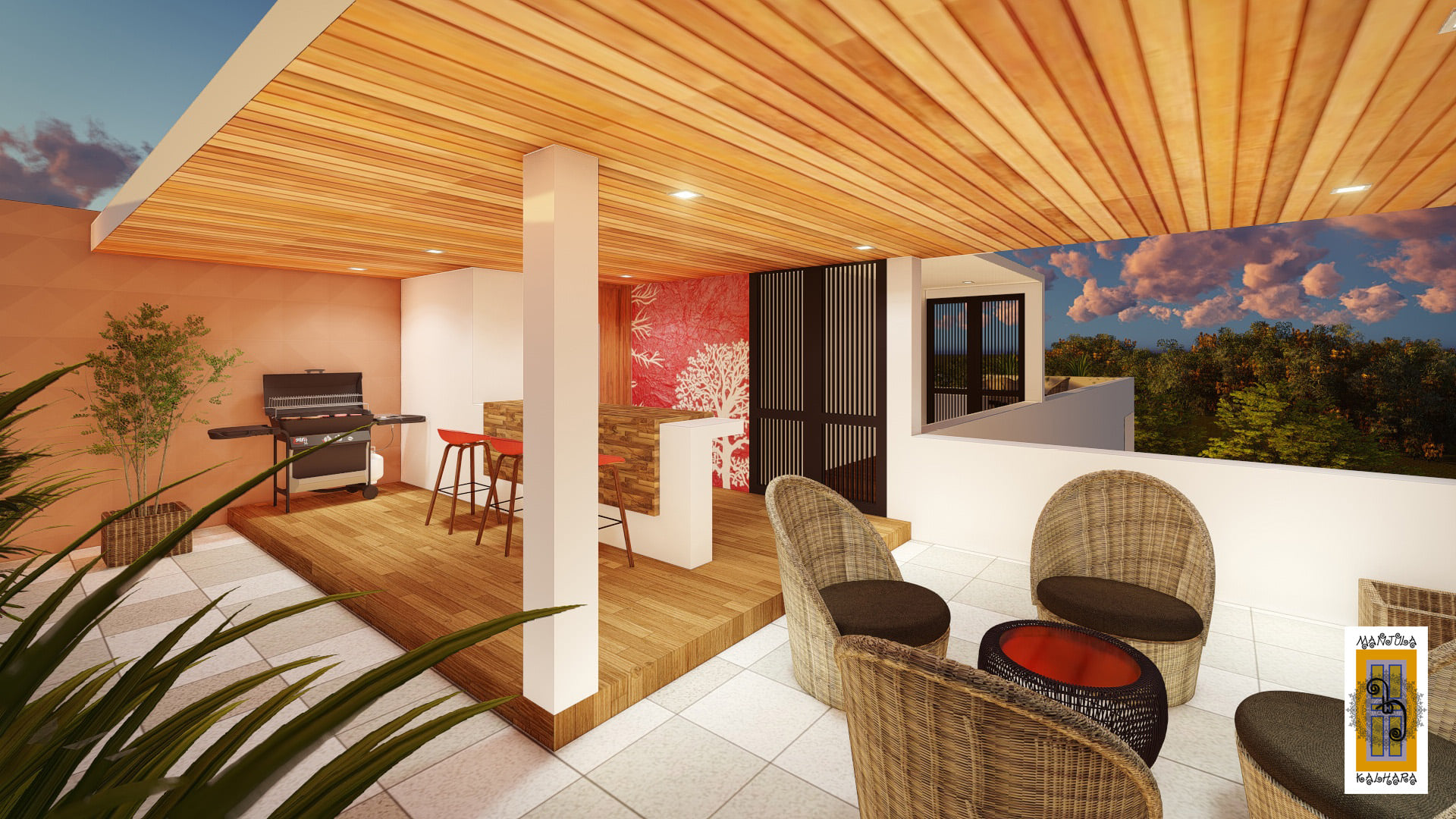 "斯里兰卡 Battaramulla 别墅 | 现代极简主义的完美体现"-48