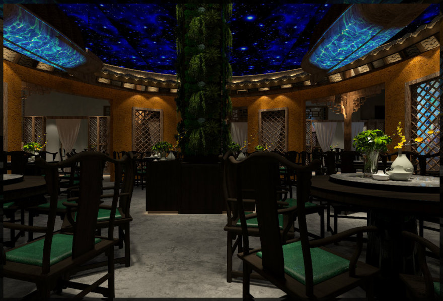 龙潭喜客 | 四川客家菜的室内设计魅力-8