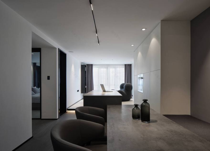 独居时光,编织一个人的梦——沈健 90 平米自由无拘束空间设计-5