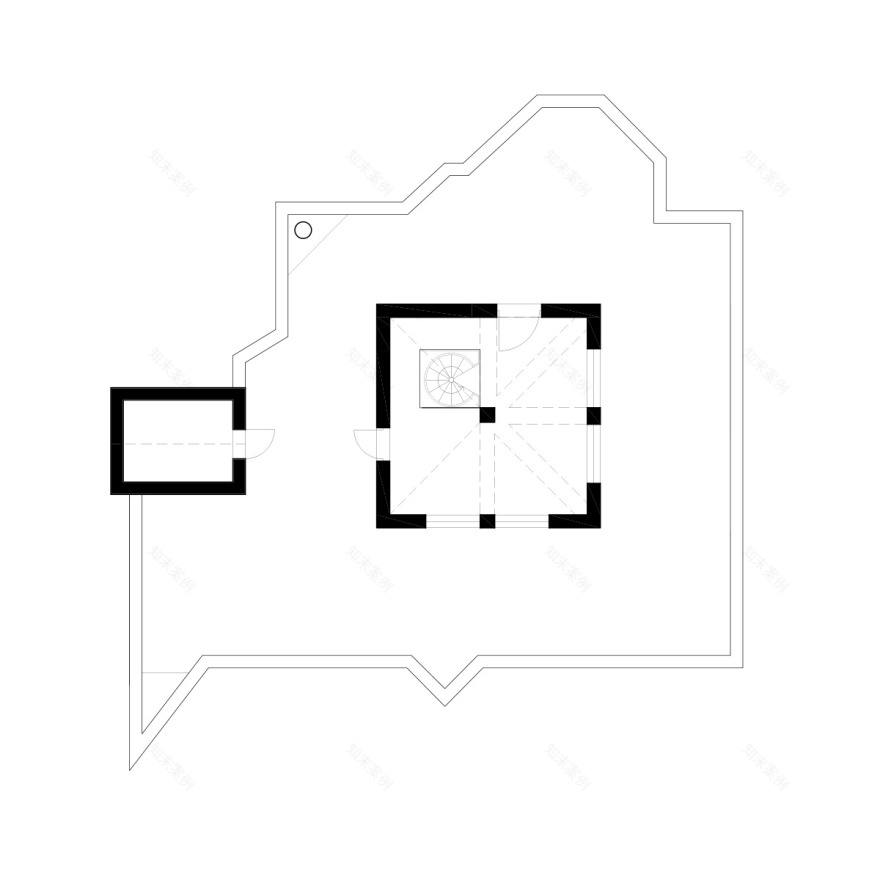 罗马别墅改建,打造空中花园与雅致生活空间-2