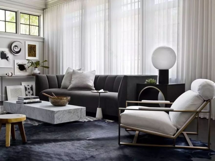 高级黑的艺术 | 芝加哥设计工作室的精致家居-14