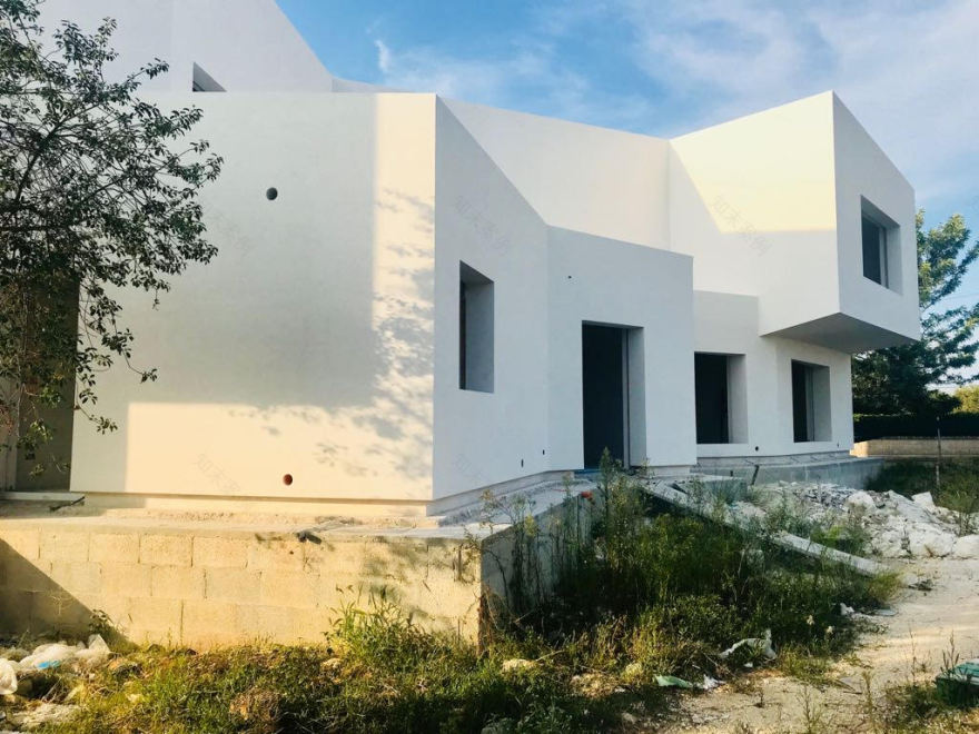 线性白建筑 | 家庭住宅的简约之美-21