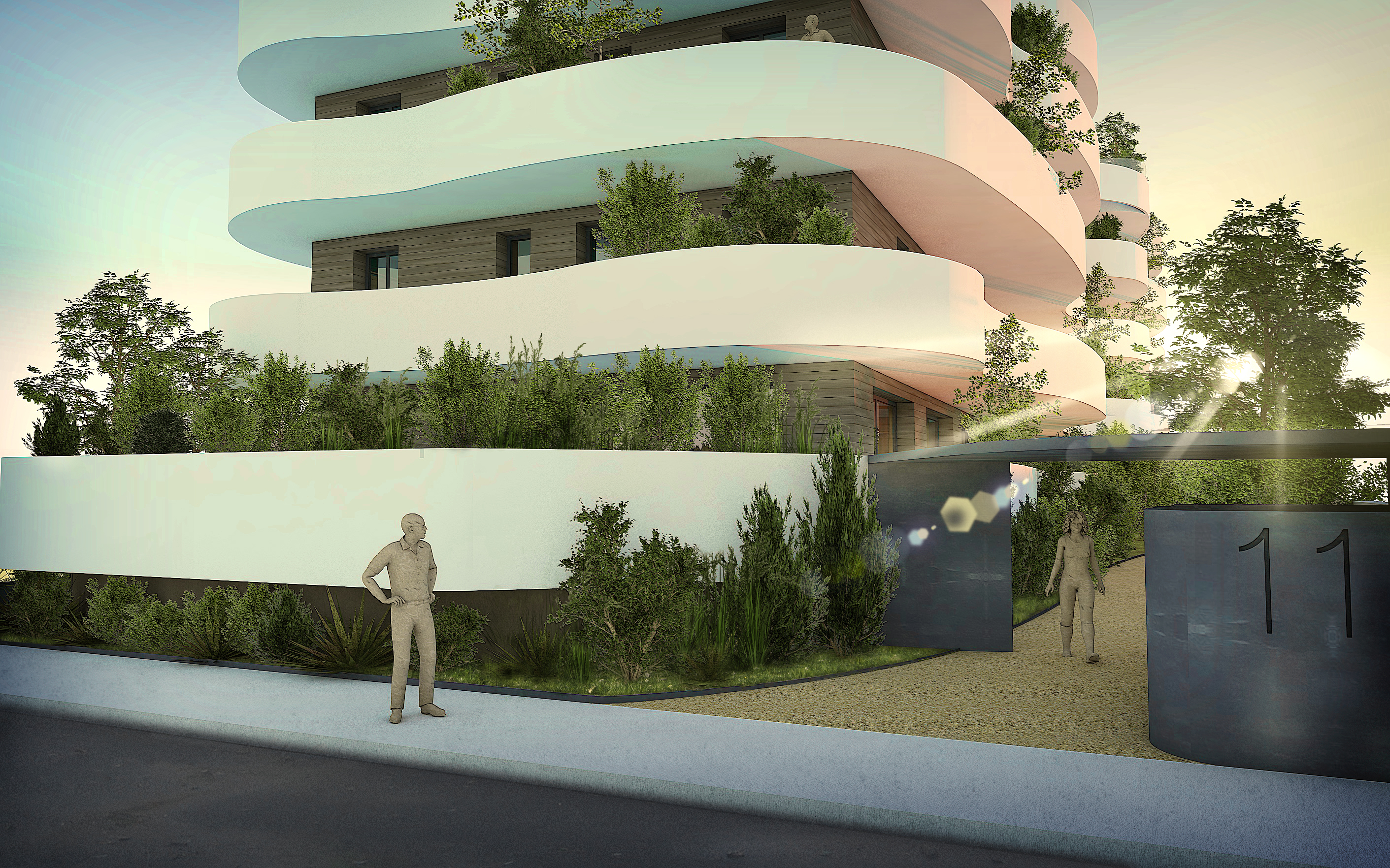 GENNARO COLUMPSI丨公寓建筑丨RESIDENZE 2020-4