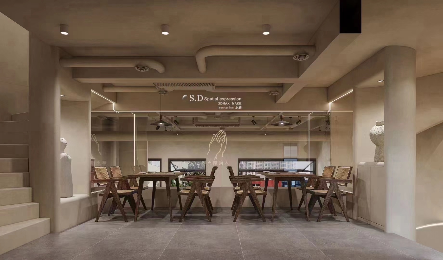 沈阳水滴餐厅 | 独特设计诠释现代美感-5
