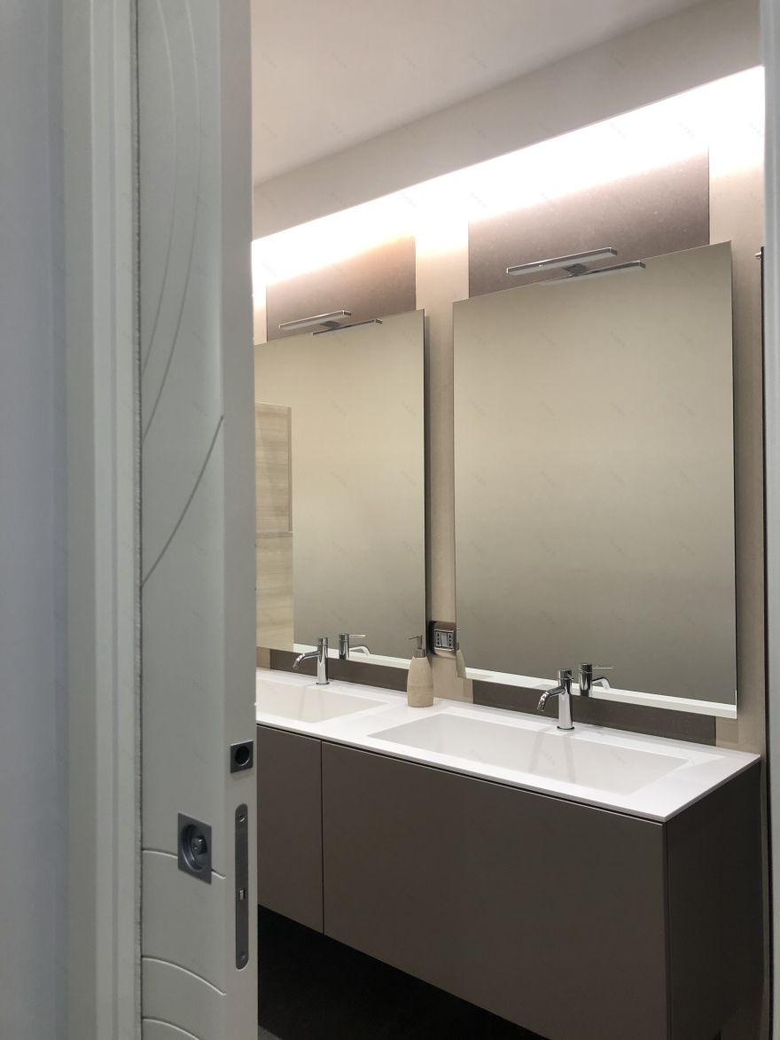 现代简约风公寓改造,干净利落重塑空间比例-26