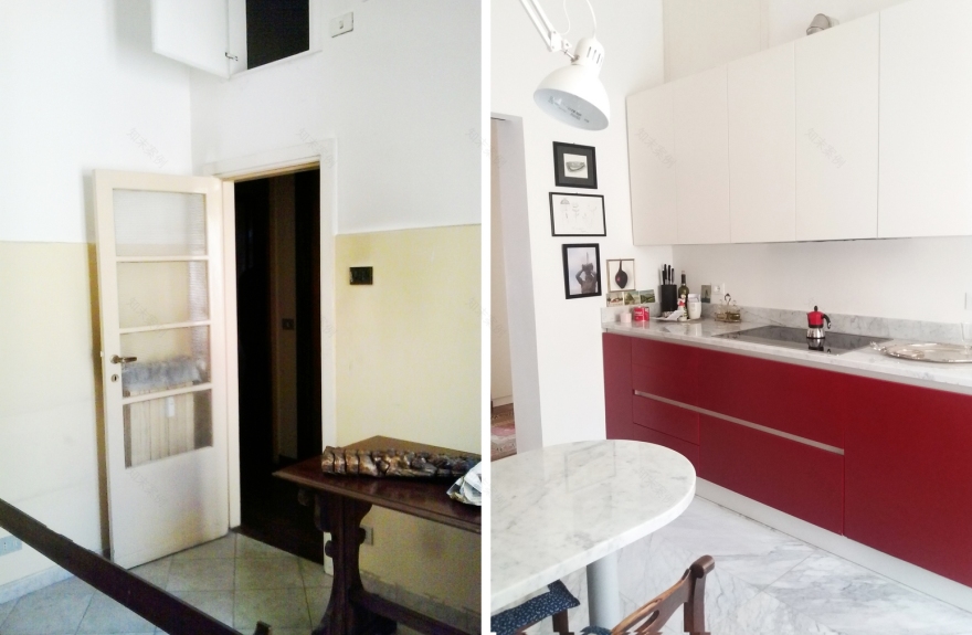 罗马 1938 年老建筑翻新公寓,重现经典韵味-8