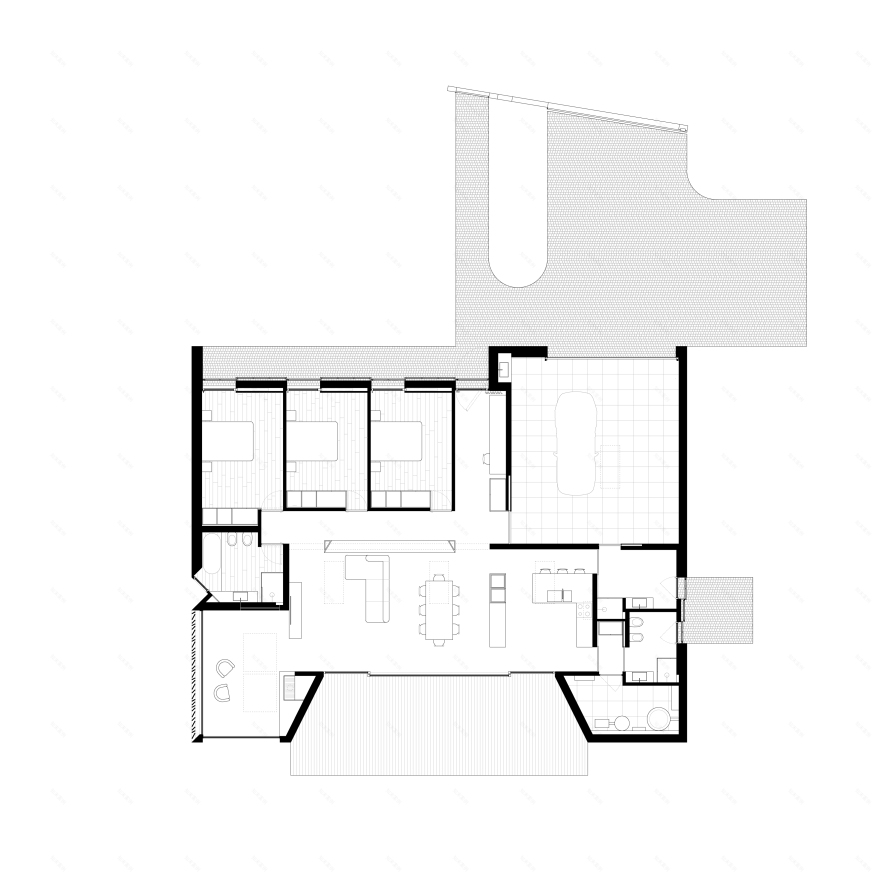 Casa ad un piano 别墅设计-17