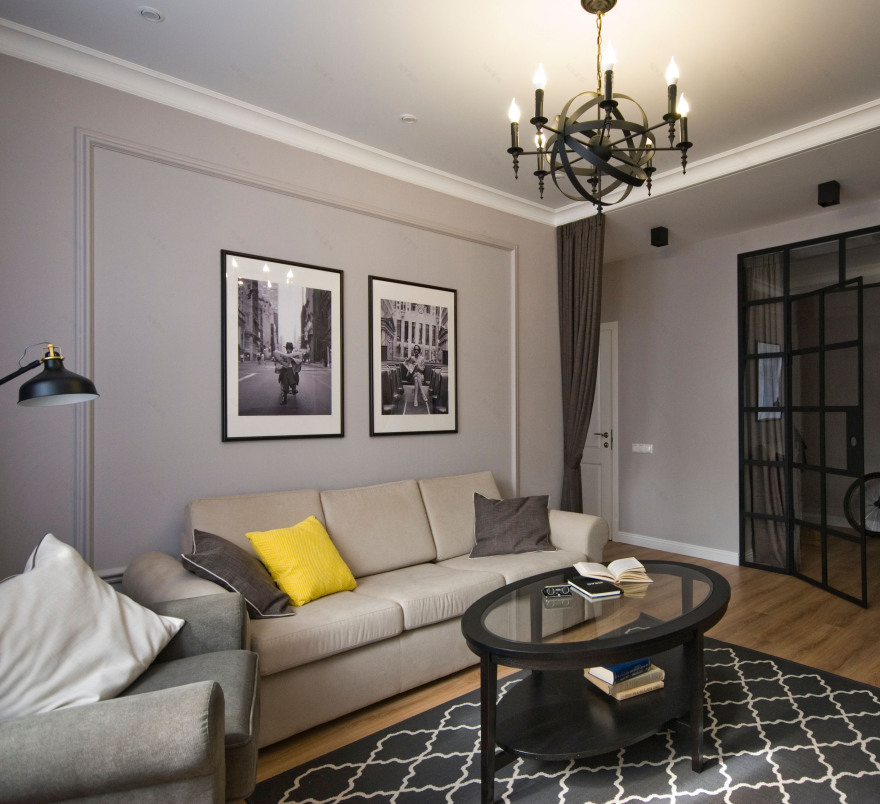 舒适简约风公寓设计——Zaharova apartment-15