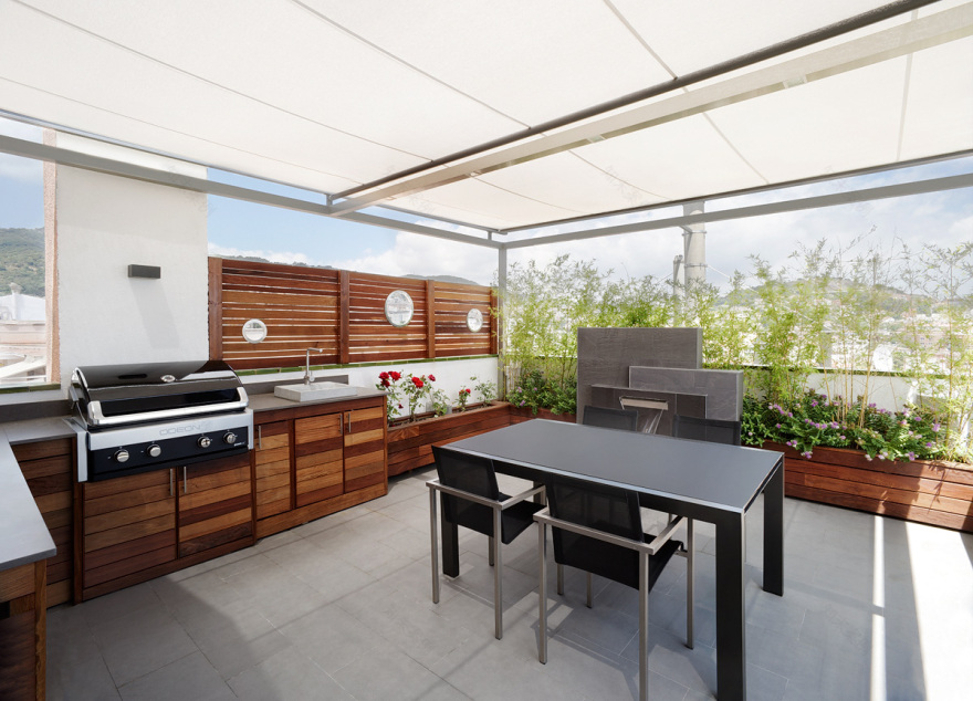 巴塞罗那 60 年代风格公寓翻新-4