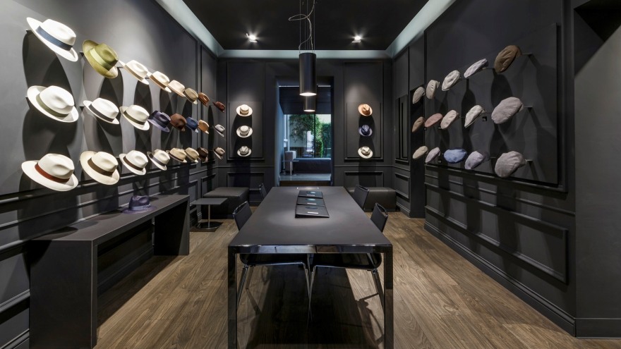 意式优雅 | Borsalino 帽子工厂的室内设计解读-7